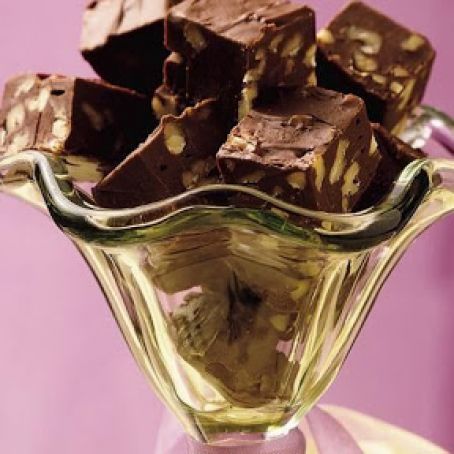 Rich Chocolate Fudge-Microwave